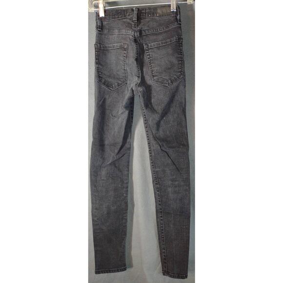 GARAGE PREMIUM ULTA HIGH RISE WOMEN'S BLACK JEANS 00 - Picture 2 of 2